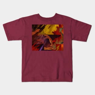 Modern abstract in grunge Kids T-Shirt